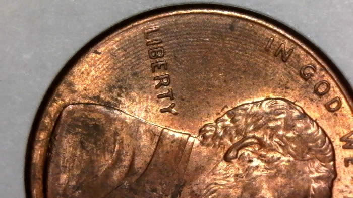 1996-D-Lincoln-Memorial-Cent-With-Concentric-Lathe-Lines-Found-CRH!